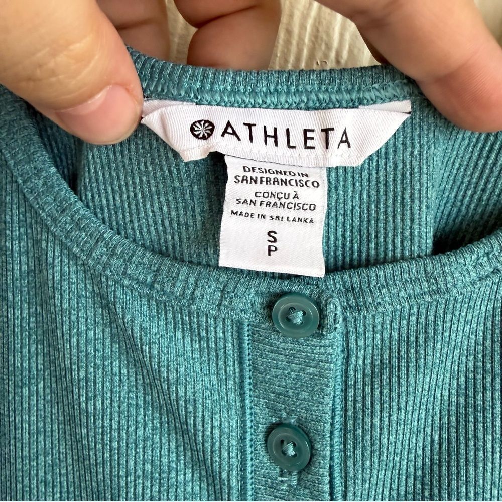 Athleta Teal Tank Top - Picture 5 of 7